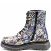 HEAVENLY FEET WOMENS LACE ANKLE BOOT - PURPLE